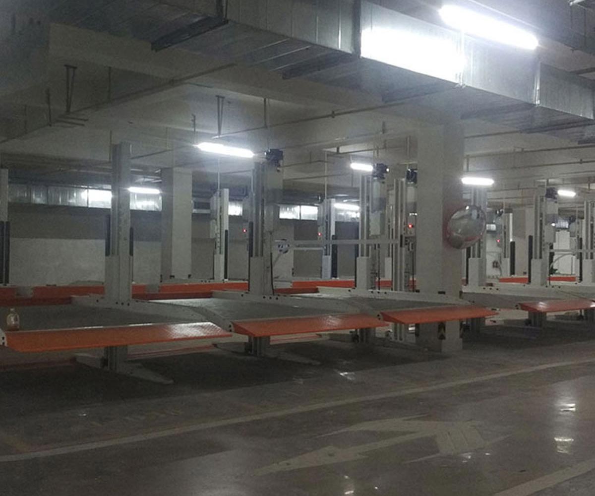 大英兩層PSH型立體停車設(shè)備安裝