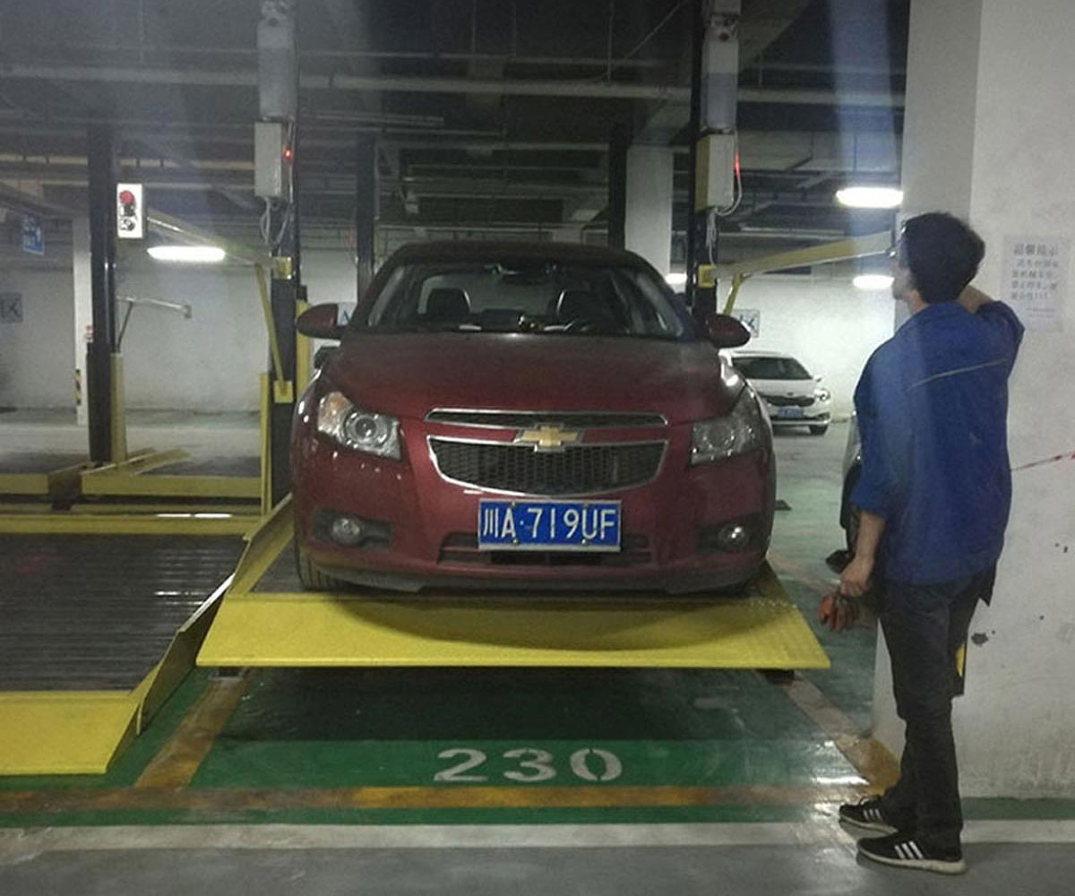 石渠升降橫移式機械式停車位出租