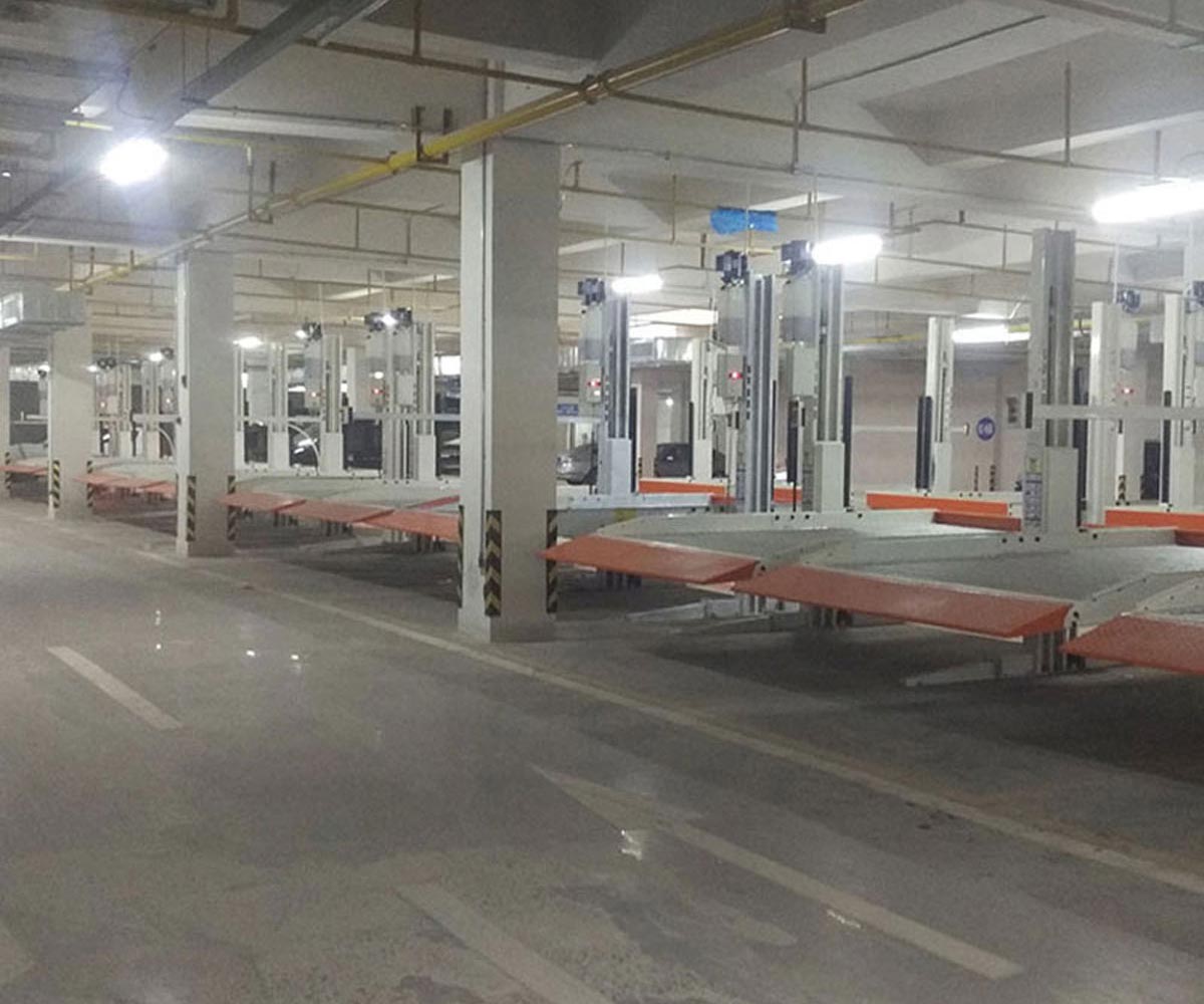 重慶四柱簡易升降類立體停車庫過驗收