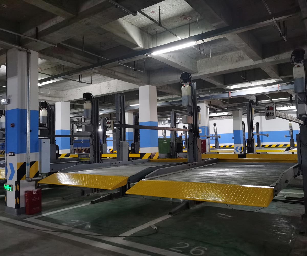 金陽小區(qū)2層簡易式機(jī)械式停車位